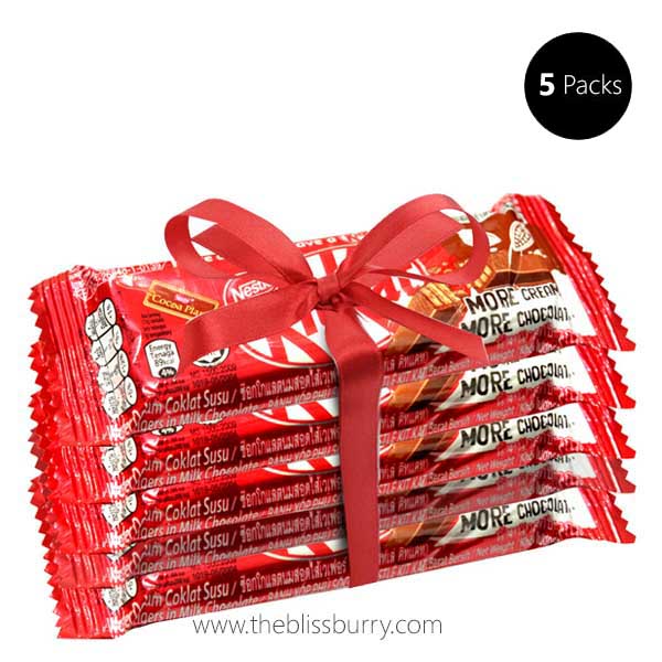 5 Packs of Kit Kat 2 bars