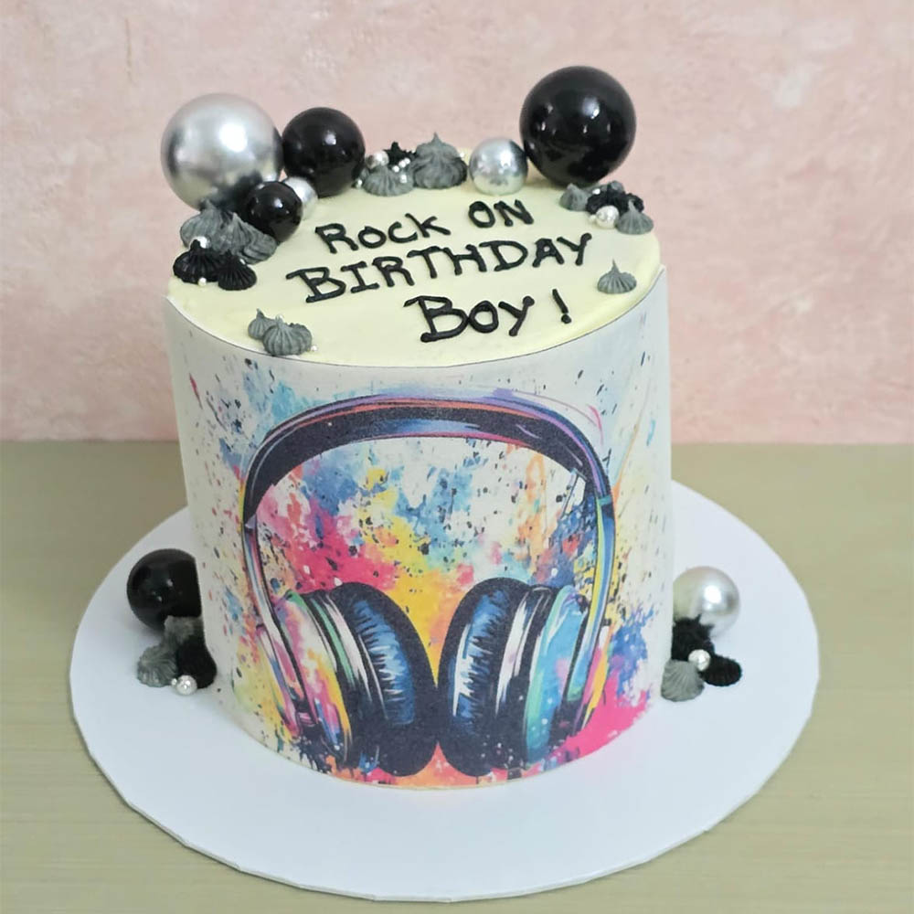 Rock Music cake