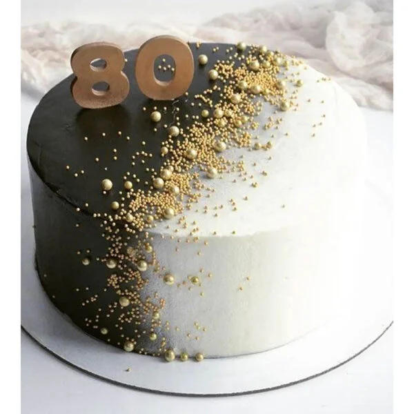 Monochrome Majesty Cake