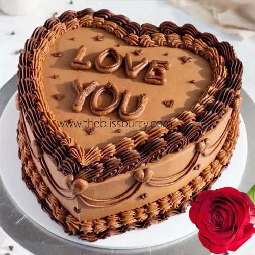 Love You Brown Butter icing Cake