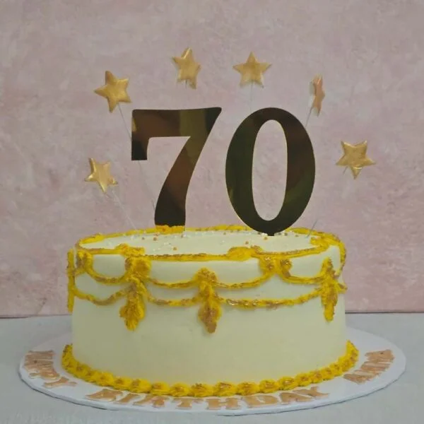 Gold Royal Cake For Mom