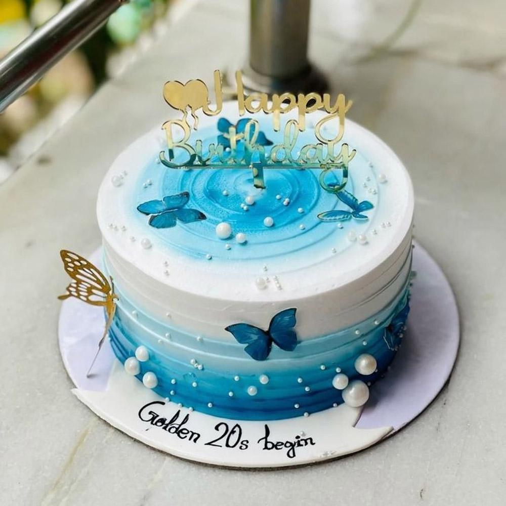 Pearls N Princess Butterfly Cake