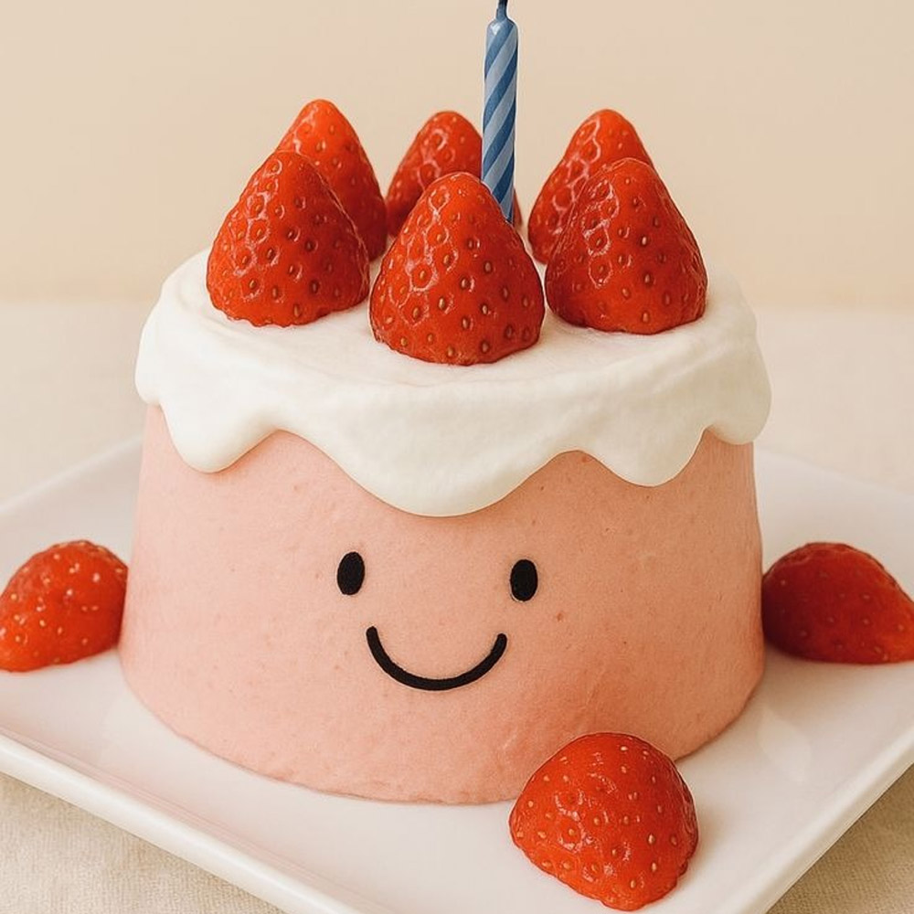 Stawberry Peach cake
