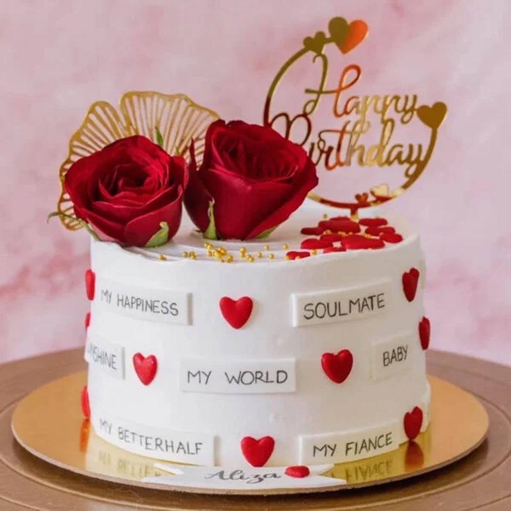 Heart’s Desire Rose Cake