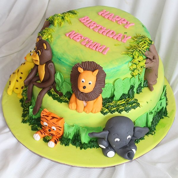 Jungle Theme Cake - Cakoholic