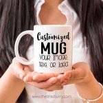 customize white mug