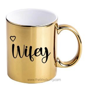 Couple Mirror Mugs - Hubby|Wifey - Image 3