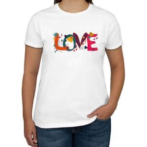 Ladies White T-Shirt 13