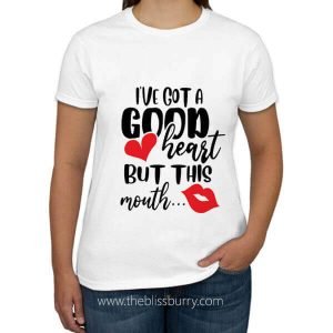 Ladies White T-Shirt 12