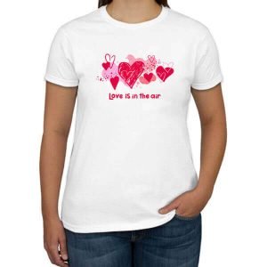 Ladies White T-Shirt 03 - Image 1