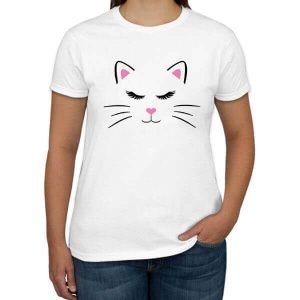 Ladies White T-Shirt 08