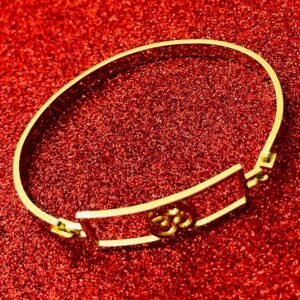Om Bangle - Gold