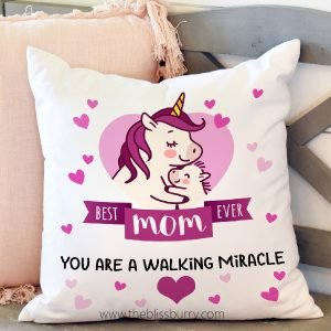 Best Mom Ever Pillow - Image 1