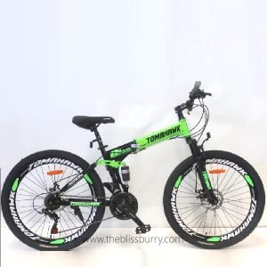 Tomahawk Folo disk folding Bicycle - GREEN