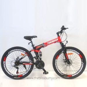 Tomahawk Folo disk folding Bicycle - RED