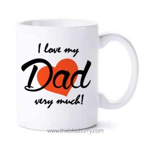 Daddy Love White Mug