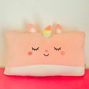 Unicorn Lover Sleeping Pillow - PINK