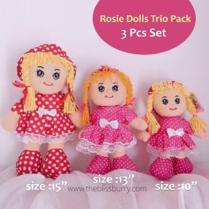 Rosie Dolls Trio Pack (3Pcs Set)