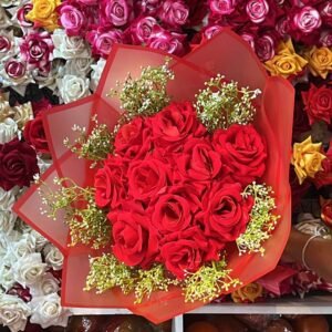 Valentine Special Red Flower Bouquet 3