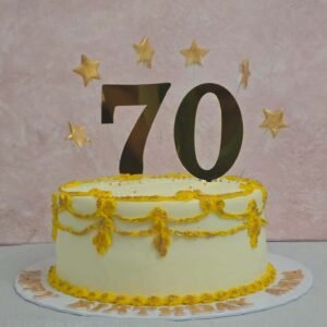 Gold Royal Cake For Mom