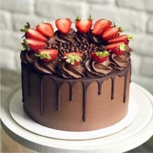 Choco Strawberry Cake