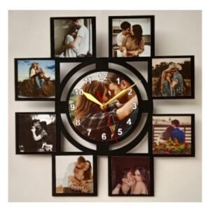 Personalized Clock With 9 Pics - Image 1