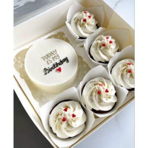 White Pearl Bento Cake