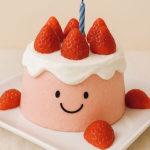 Stawberry Peach cake