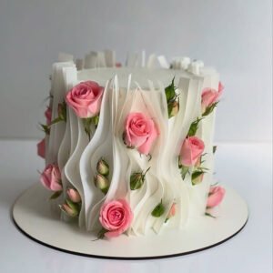 Enchanted Rose Tower Cake - 1kg